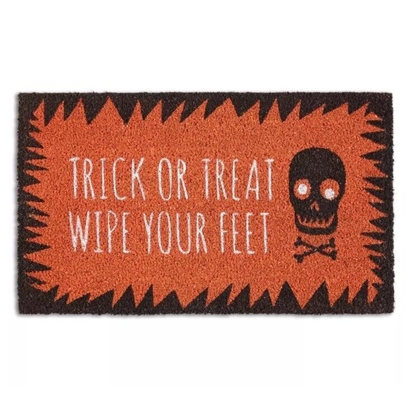 Halloween Trick-Or-Treat Wipe Your Feet Outdoor Welcoming Doormat - Picture 2 of 2